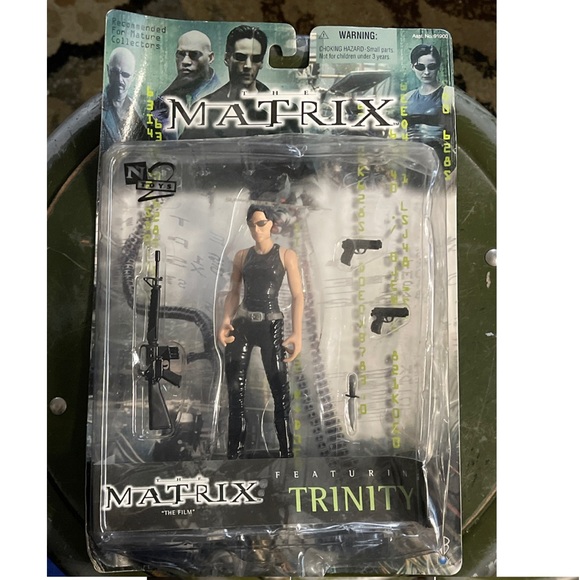 TRINITY The Matrix The Film 🎥 Action Figure 🍿1999 N2Toys 90s Film  Warner Bros - Picture 2 of 11